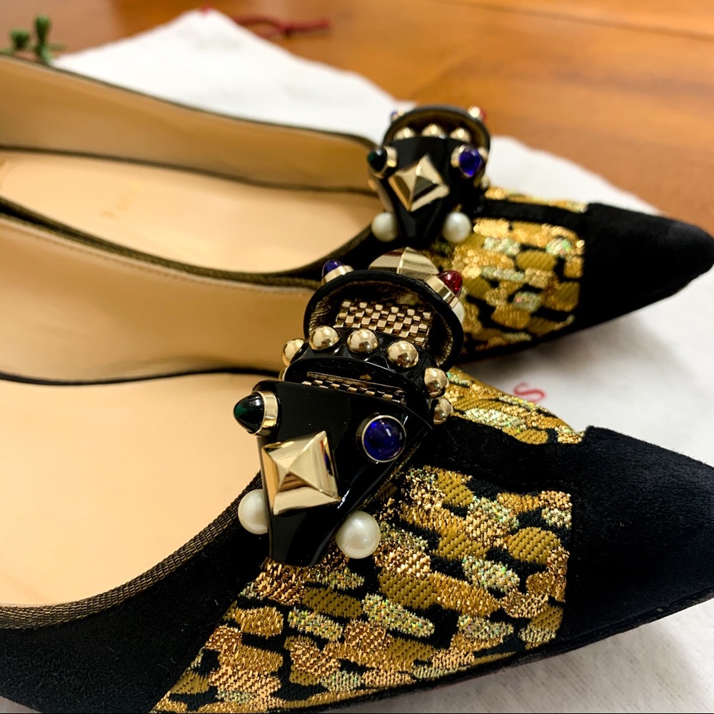 **SOLD** Christian Louboutin Tudor Young Flats - Picture 5 of 12
